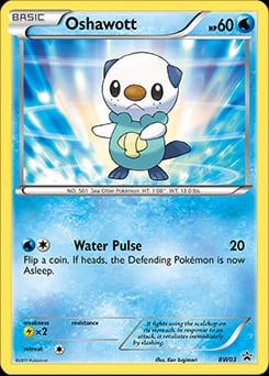 BW Black Star Promos Oshawott #BW03 card
