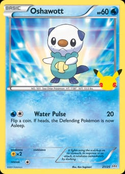McDonald's Collection 2021 Oshawott #21 card