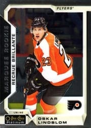 2018-19 O-Pee-Chee Platinum Base Set Oskar Lindblom #171 card