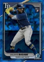 2024 Bowman Chrome Sapphire Edition Base Set Osleivis Basabe #76 card