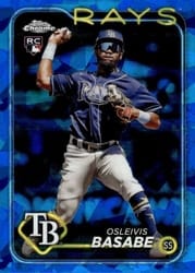 2024 Topps Chrome Sapphire Edition Base Set Osleivis Basabe #440 card