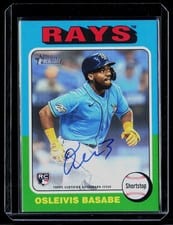 2024 Topps Heritage Real One Autograph Osleivis Basabe #ROAOBA card