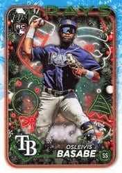 2024 Topps Holiday Base Set Osleivis Basabe #H118 card
