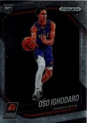 2024-25 Panini Prizm Black Base Set Oso Ighodaro #135 card