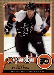 2008-09 O-Pee-Chee Base Set Ossi Vaananen #661 card