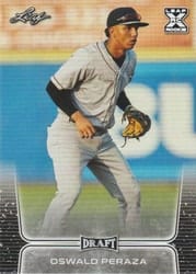 2020 Leaf Draft Base Set Oswald Peraza #50 card