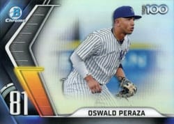 2022 Bowman Scouts' Top 100 Oswald Peraza #BTP-81 card