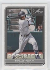 2022 Panini Three and Two Prospects Oswald Peraza #P-20 card