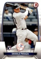 2023 Bowman Base Set Oswald Peraza #70 card