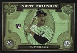 2023 Bowman Platinum New Money Oswald Peraza #NM-3 card