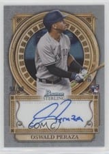 2023 Bowman Sterling Opulence Autographs Oswald Peraza #SOA-OP card