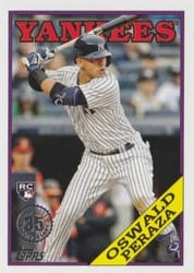 2023 Topps 1988 Topps Baseball (Series 2) Oswald Peraza #2T88-4 card