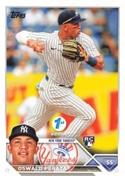 2023 Topps 1st Edition Base Set Oswald Peraza #94 card