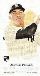 2023 Topps Allen & Ginter Mini Rookie Design Variations Oswald Peraza #RDV-13 card
