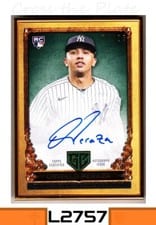 2023 Topps Gilded Collection Gallery of Gold Autographs Oswald Peraza #GOG-OP card