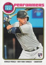 2023 Topps Heritage New Age Performers Oswald Peraza #NA-22 card