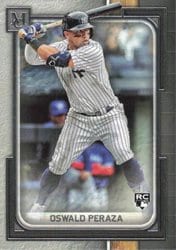 2023 Topps Museum Collection Base Set Oswald Peraza #81 card