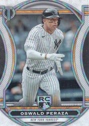 2023 Topps Tribute Base Set Oswald Peraza #98 card