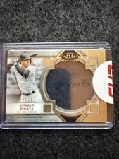 2024 Topps Tier One Clear One Autographs Oswald Peraza #C1A-OP card