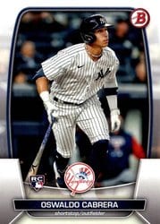 2023 Bowman Base Set Oswaldo Cabrera #32 card
