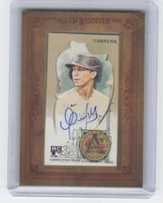 2023 Topps Allen & Ginter Framed Mini Autographs Oswaldo Cabrera #MA-OCA card
