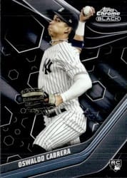 2023 Topps Chrome Black Base Set Oswaldo Cabrera #31 card