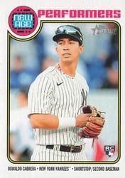 2023 Topps Heritage New Age Performers Oswaldo Cabrera #NA-9 card
