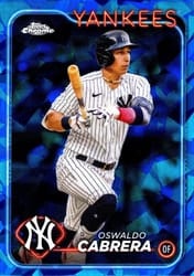 2024 Topps Chrome Sapphire Edition Base Set Oswaldo Cabrera #479 card