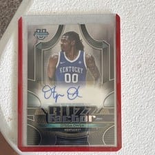 2025-26 Bowman Buzz Factor Autographs Otega Oweh #BZA-OO card