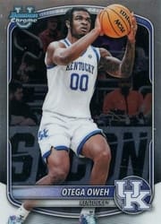 2025-26 Bowman Chrome Prospects Otega Oweh #BCP-98 card