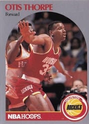 1990-91 Hoops Base Set Otis Thorpe #129 card