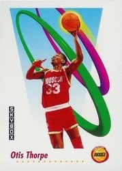 1991-92 SkyBox Base Set Otis Thorpe #108 card