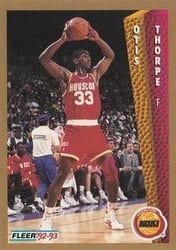 1992-93 Fleer Base Set Otis Thorpe #86 card