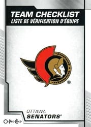 2020-21 O-Pee-Chee Base Set Ottawa Senators #571 card