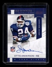 2022 Score Award Winners Autographs Ottis Anderson #AWA-OT card