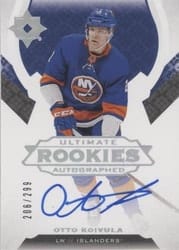 2019-20 Upper Deck Ultimate Collection Base Set Otto Koivula #164 card