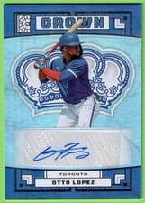2022 Panini Capstone Crown Autographs Otto Lopez #C-OL card