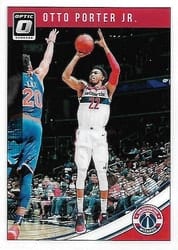 2018-19 Donruss Optic Base Set Otto Porter Jr. #123 card