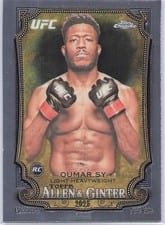 2026 Topps Chrome UFC Allen And Ginter Oumar Sy Blue Refractor #AG-7 card