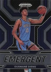 2022-23 Panini Prizm Emergent Ousmane Dieng #14 card
