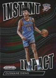 2022-23 Panini Prizm Instant Impact Ousmane Dieng #15 card