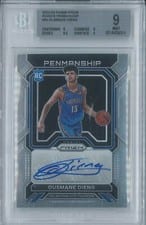 2022-23 Panini Prizm Rookie Penmanship Ousmane Dieng #RP-ODO card