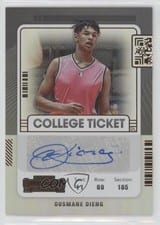 2022 Panini Chronicles Draft Picks Contenders College Ticket Autograph Ousmane Dieng Bronze #CT-ODI card