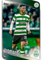 2025-26 Topps UEFA Club Competitions Base Set Ousmane Diomande #104 card