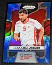 2018 Panini Prizm World Cup Oussama Haddadi #287 card