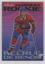 2023-24 O-Pee-Chee 3-D Marquee Rookies Owen Beck #3D-OB card