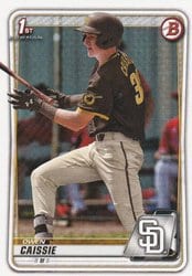 2020 Bowman Draft Base Set Owen Caissie #BD-49 card