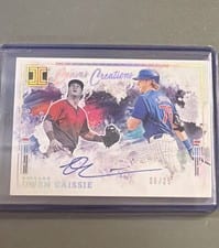 2025 Panini Impeccable Canvas Creations Signatures Owen Caissie #42 card