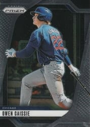 2025 Panini Prizm Base Set Owen Caissie #89 card