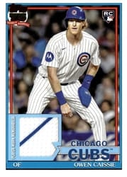 2026 Topps 1991 Topps Relics Owen Caissie #91R-CAI card